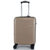 Βαλίτσα σκληρή καμπίνας επεκτάσιμη χρυσή με 4 ρόδες Rain 4W Εxpandable RB9089 Luggage 55 cm Gold