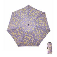 Mini Folding Manual Umbrella Pierre Cardin Floral Lila