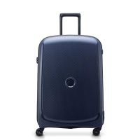 Medium Hard Luggage 4 Wheels Delsey Belmont Plus Dark Blue