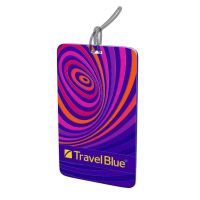 Name Tags Travel Blue Waves