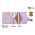 Πορτοφόλι δερμάτινο ροζ Tru Virtu Click & Slide Wallet Classic Edition Rhombus Rose/Silver