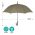 Ομπρέλα γυναικεία μεγάλη αυτόματη  αντιανεμική χακί Perletti Time Stick Umbrella