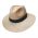 Summer Sraw Traveler Hat With Black Grosgrain Ribbon