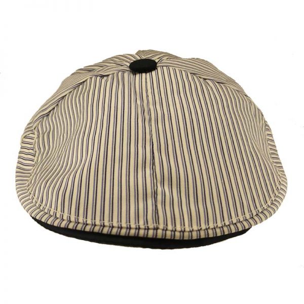 Καπέλο τραγιάσκα παιδική καλοκαιρινή ριγέ Kid's Summer  Flat Cap Blue Stripes.