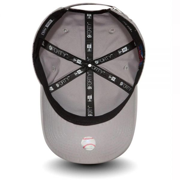 Καπέλο τζόκεϊ γκρι New York Yankees New Era Cap Mlb Flawless Logo Basic 940 Grey