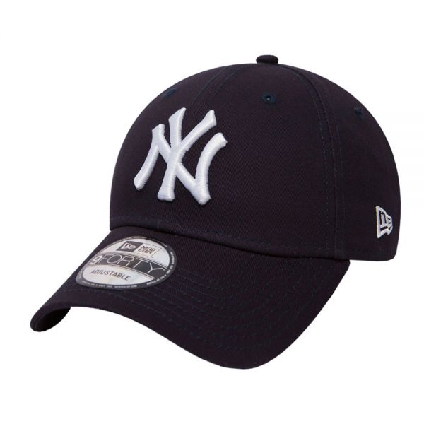 Καπέλο τζόκεϊ μπλε New York Yankees New Era 9Forty League Basic Cap Navy Blue  / White
