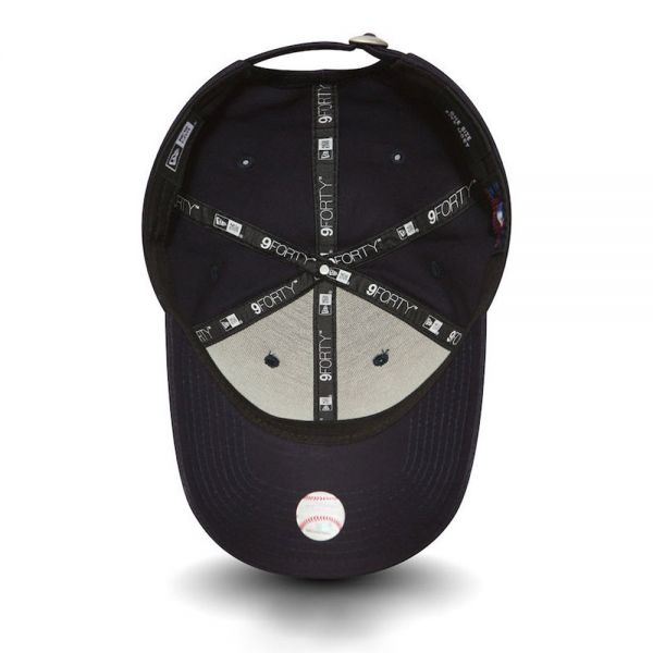 Καπέλο τζόκεϊ μπλε New York Yankees New Era 9Forty League Basic Cap Navy Blue  / White