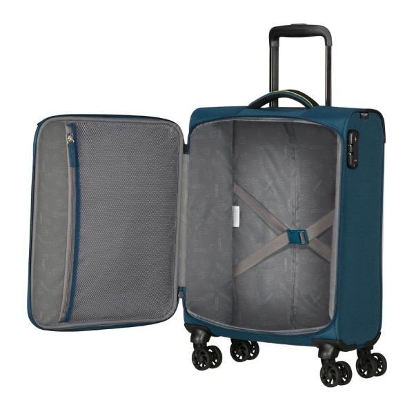 Soft Cabin Spinner Luggage American Tourister Take2cabin 55/20 Harbor Blue