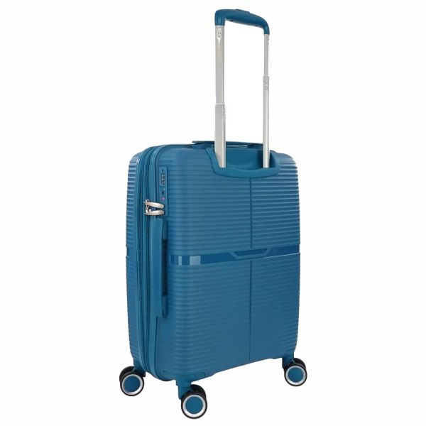 Cabin Hard Expandable Luggage 4 Wheels RCM 815  20” Blue