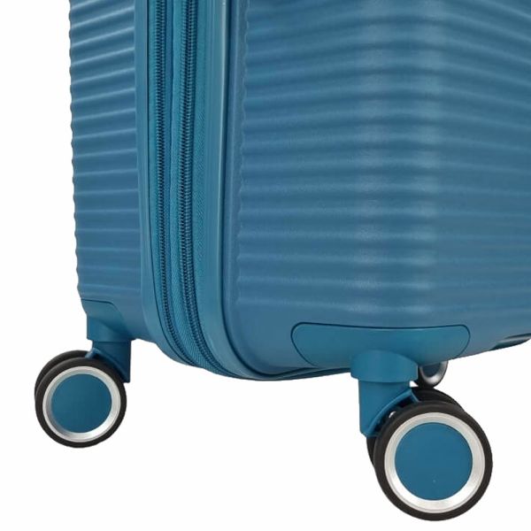 Cabin Hard Expandable Luggage 4 Wheels RCM 815  20” Blue