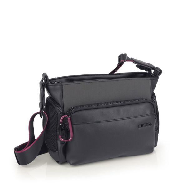 Τσάντα ώμου γυναικεία μαύρη Gabol Nicol Shoulder Bag Black