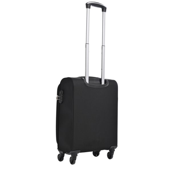 Cabin Soft Luggage 4 Wheels Diplomat Quattre S Black