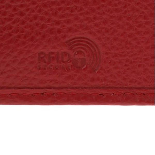 Women's  Horizontal Leather Wallet LaVor Red 6002